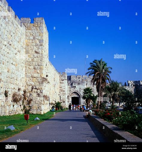 Jaffa Gate Old City Jerusalem Israel Stock Photo Alamy