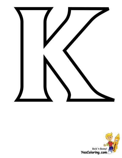 K, or k, is the eleventh letter of the modern english alphabet and the iso basic latin alphabet. Standard Letter Printables | Free | Alphabet Coloring Page ...