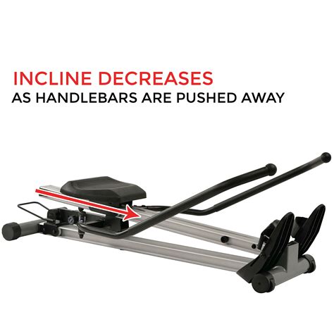 Fitness Avenue Sunny Health And Fitness Incline Full Motion Rowing
