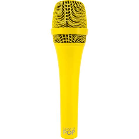 Mxl Pop Lsm 9 Premium Dynamic Vocal Microphone Lsm 9 Pop Yellow