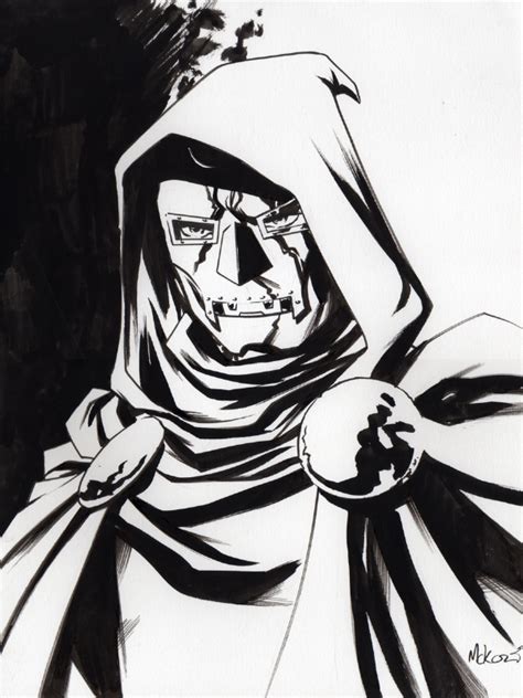Doctor Doom By Mike Mckone In Arnie Grievess Commissions And