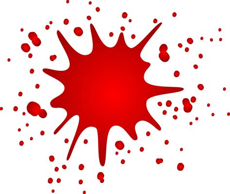 Cartoon Blood Splatter Png Png Image Collection