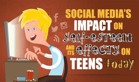 Social Media S Impact On Self Esteem And Its Effects On Teens Today Infographic Visualistan