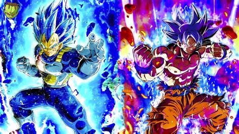 Increible Goku Ultra Instinct And Vegeta Blue Evolution Lr Reveleados