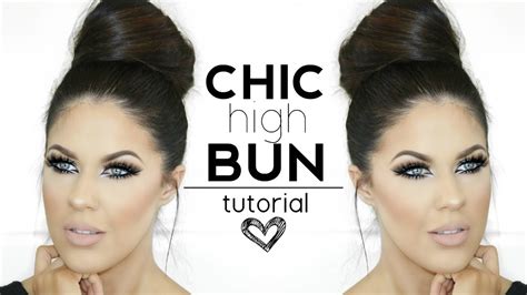 Curly hair styles simple hairstyles high bun hairstyles baddie hairstyles. CHIC HIGH BUN HAIRSTYLE | QUICK & EASY!! - YouTube
