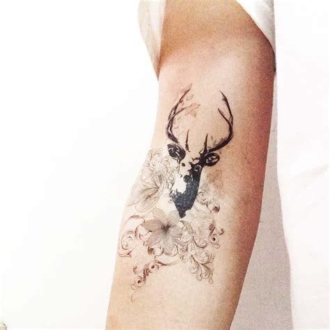 Pin By Tattoo Splendor On Intricate Modern Day Tattoo Designs Deer