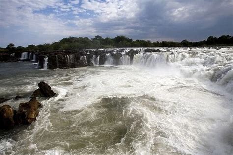 Ngonye Falls Waterfalls Zambesi River Africa Print 14174906