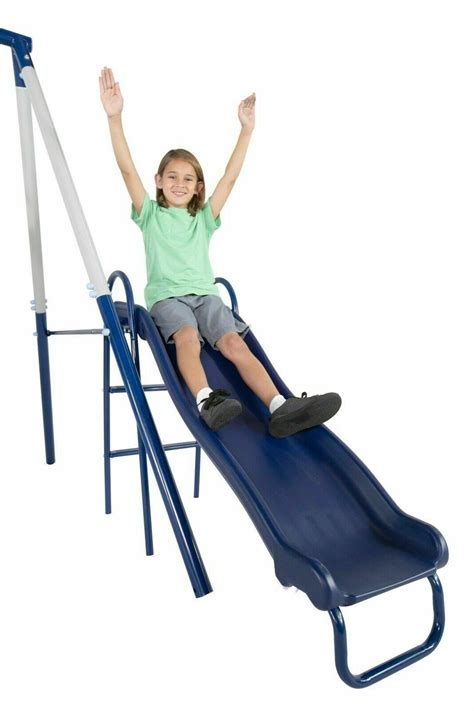 Shop swing sets with available slides, rock walls and more! Child Safe Swing Set Toddler Playground Backyard Slide