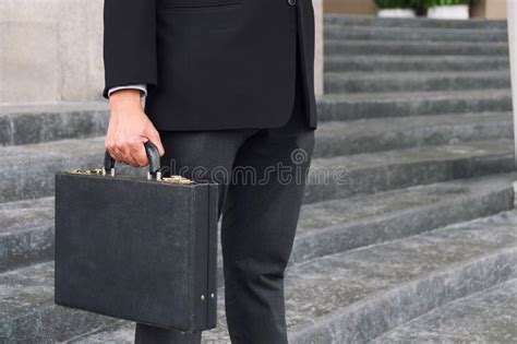 Businessmanlawyer With A Briefcase Stock Photo Image Of