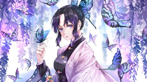 Shinobu Kocho Insect Hashira 4K #5811c Wallpaper PC Desktop