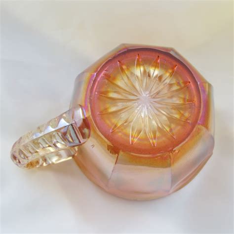 Antique Imperial Marigold Flute 393 Carnival Glass Punch Cup Carnival Glass