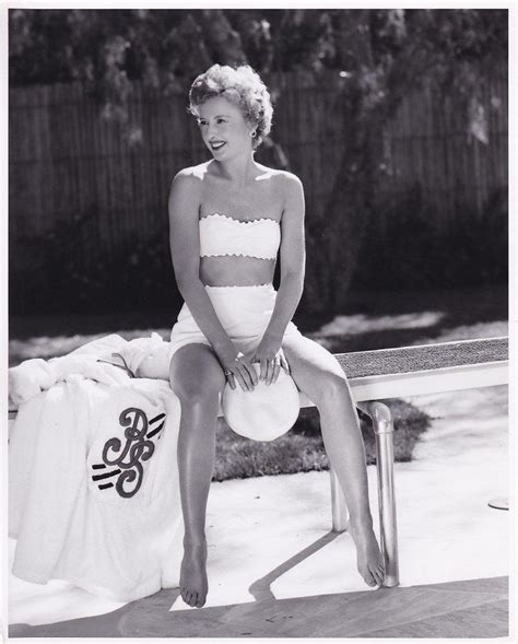 Barbara Stanwyck Swimsuit Vintage 1940s John Engstead Stamped Dbw Portrait Photo 1830828960