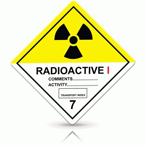 Buy Radioactive 7 Labels Hazard Warning Diamonds