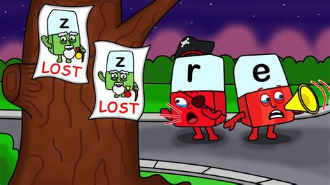 Oh No Alphablocks Z Lost Alphablocks Fanmade Coloring Story Youtube