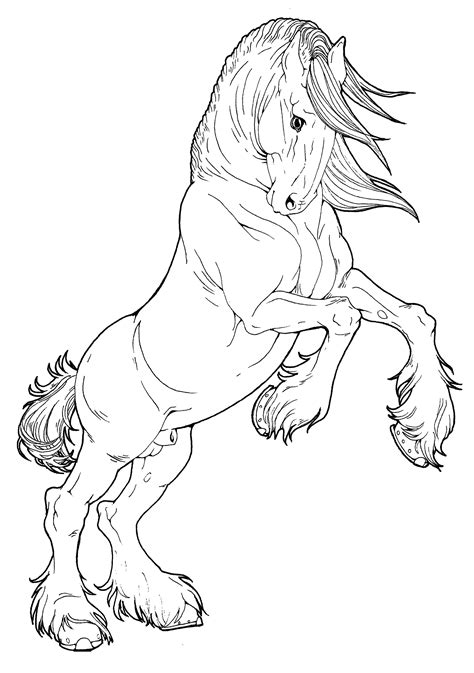 Cool Horse Coloring Pages Pdf Printable Horse