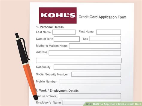 Check spelling or type a new query. How to Apply for a Kohl's Credit Card: 10 Steps (with Pictures)