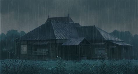 Studio Ghibli Summer Rain In 2020 Anime Scenery Anime Background