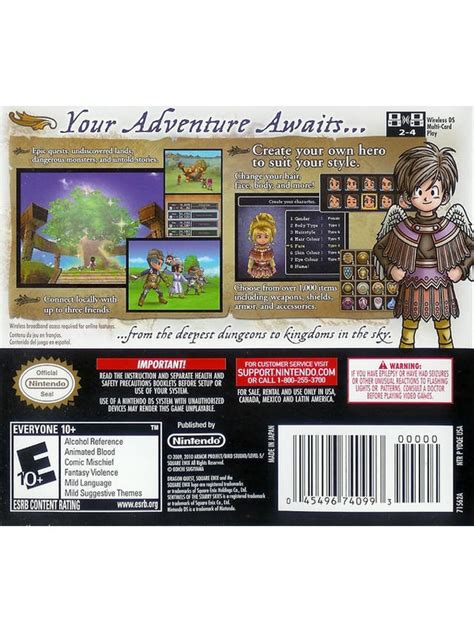 Dragon Quest Ix Sentinels Of The Starry Skies Ds
