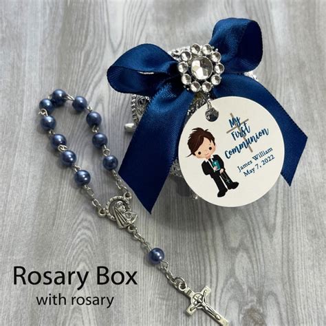 First Holy Communion Favors Communion Rosary Favor Choose Boy Etsy