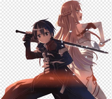 Kirito Asuna Sword Art Online 1 Aincrad Sinon Asuna Cg Artwork