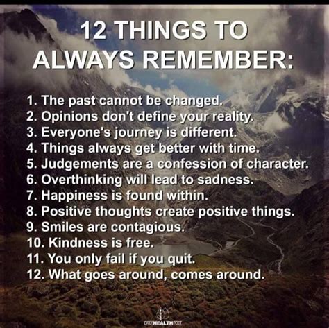 12 Things To Always Remember Pictures Photos And Images For Facebook Tumblr Pinterest And