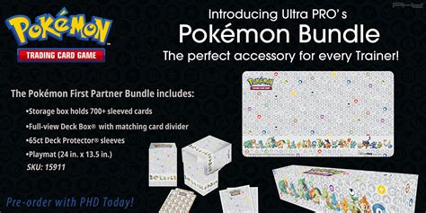 Pokémon First Partner Accessories Bundle UltraPRO PHD Games