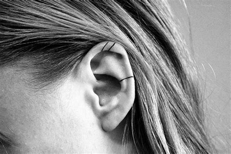 ear tattoos that are better than earrings ear tattoo ear piercings ear