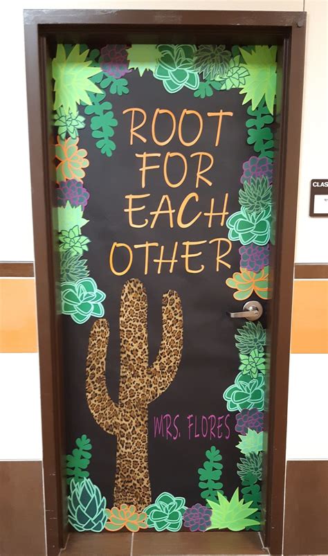 Root For Each Other Life Skillsppcd Cactus Classroom Decor Garden