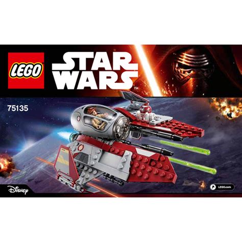 Lego Obi Wans Jedi Interceptor Set 75135 Instructions Brick Owl
