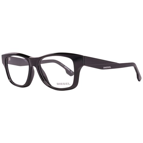 Eyeglasses Frame Diesel Black Unisex Men And Women Dl5065 005 52