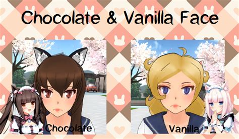 Yandere Simulator Vanilla And Chocolate Faces By Osananajimi00 On