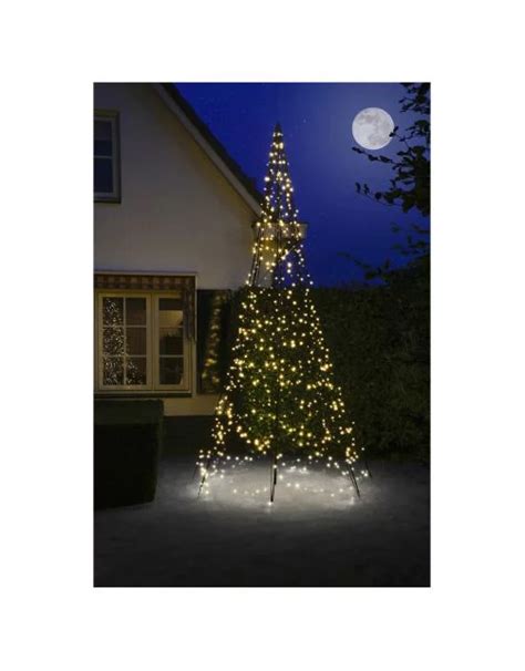 Fairybell Vlaggenmast Kerstboom Kerstverlichting Cm Zwart