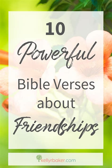 Top 10 Bible Verses About Friendship Jesus Example Kelly R Baker