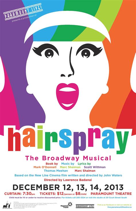 Hairspray The Musical Poster
