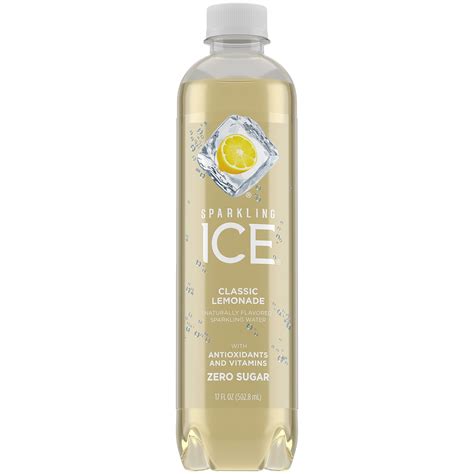 Sparkling Ice Classic Lemonade Sparkling Water With Antioxidants And
