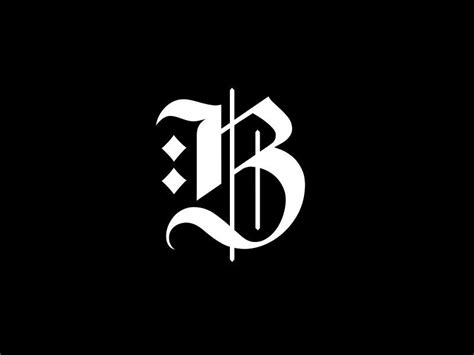 Image result for black letter b | Lettering, Gothic ...