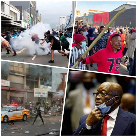South Africa Riot Over Former President Jacob Zuma Imprisonment