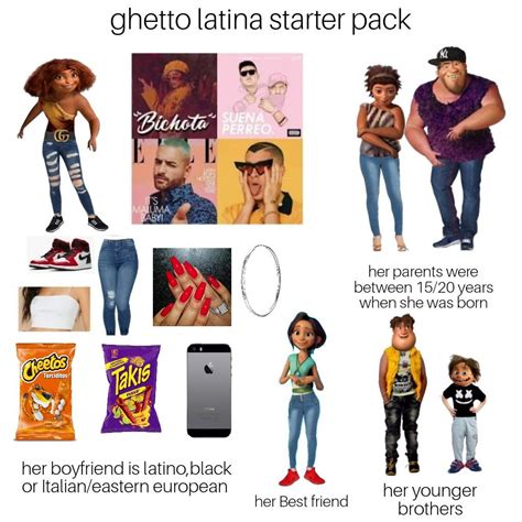 Ghetto Latina Starter Pack Rstarterpacks Starter Packs Know