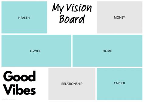28 Vision Board Templates Smile And Happy