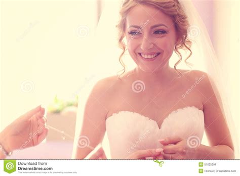 Bride On Her Wedding Day Stock Image Image Of Bride 51025291