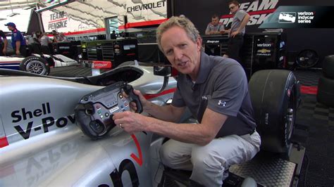 There is no power steering in indycar, therefore each turning requires. INDYCAR 101 with Professor B: Steering Wheel - YouTube