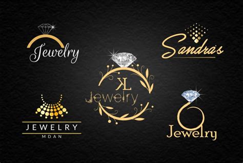 jewelry shop luxurygolden  glitter logo design company  soriyamoon