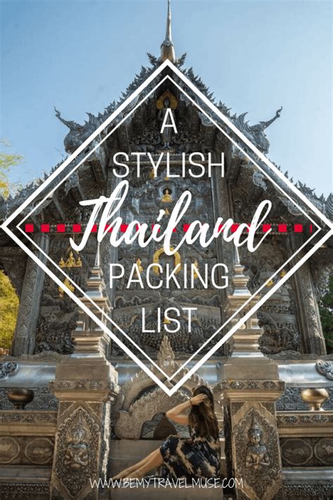 A Stylish Easy Thailand Packing List Artofit