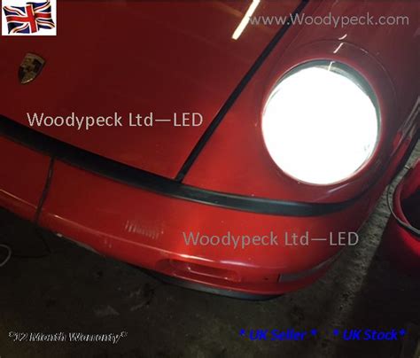 Porsche 964 Headlamp Cree Led Upgrade Kit Euro
