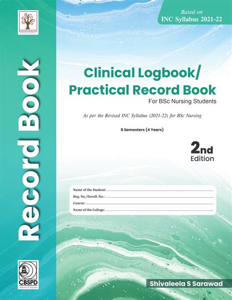 Clinical Logbookpractical Record Book For Bsc Nursing Students 2nd Edition