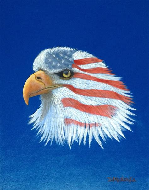 American Pride Painting By Diane Maslonka Fine Art America