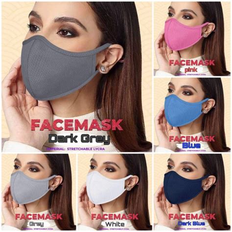 Readystock Washable Face Mask Ear Loop Mask Sangkut Telinga Pelitup