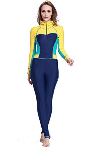 Buy Micosuza Full Body Swimsuit Swim Suit Full Coverage Long Legs