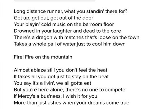 Fire On The Mountain Lyrics Grateful Dead Lyricswalls