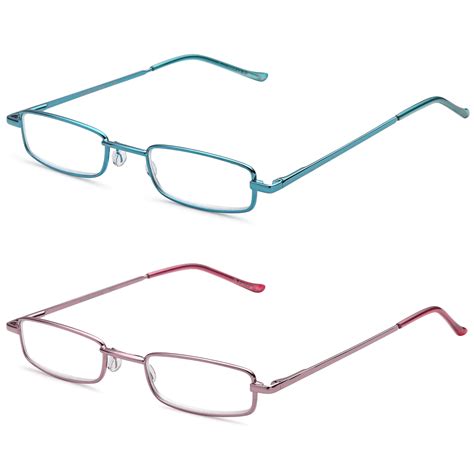 Doubletake Women S Slim Compact 1 25x Reading Glasses 2 Pair